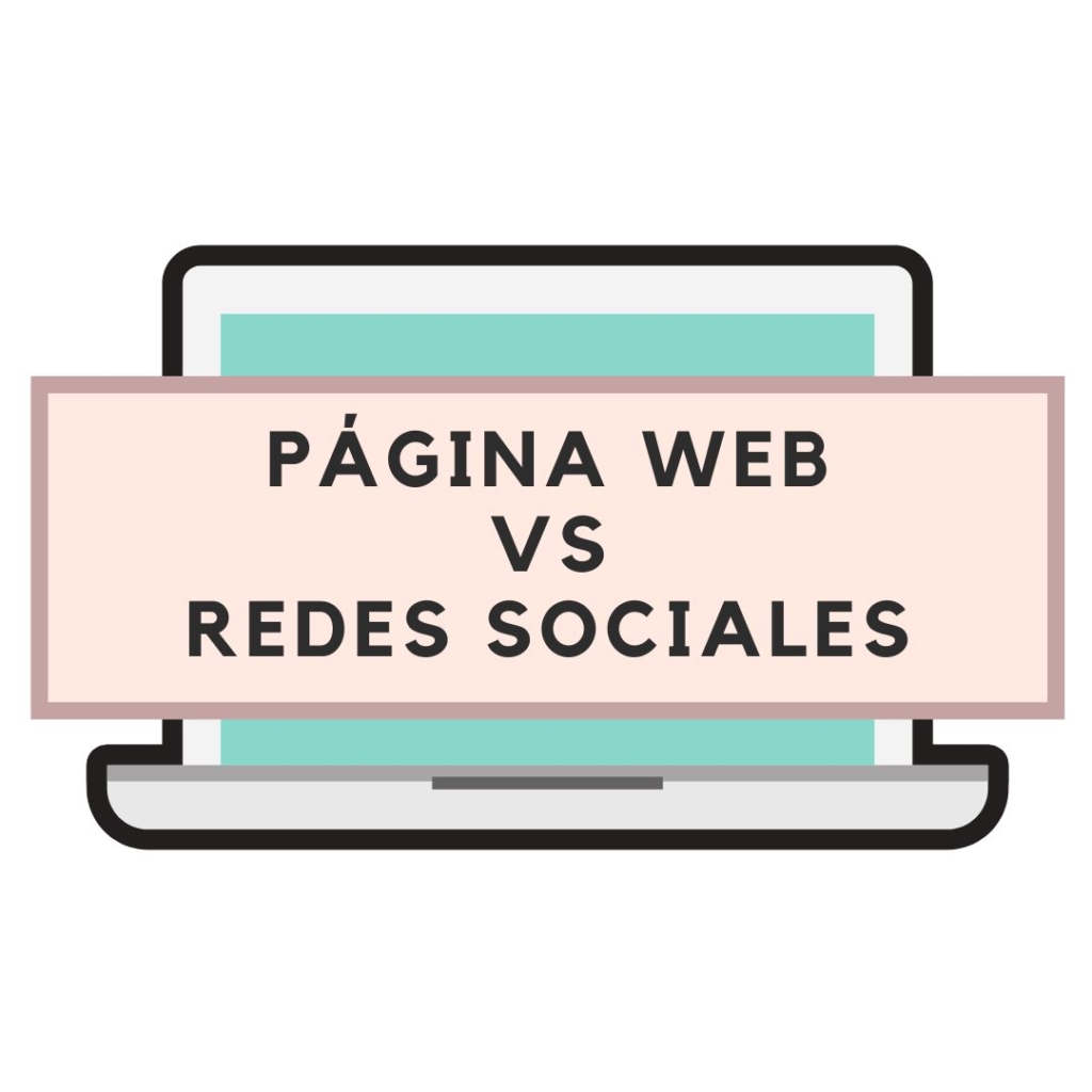 página web vs redes sociales