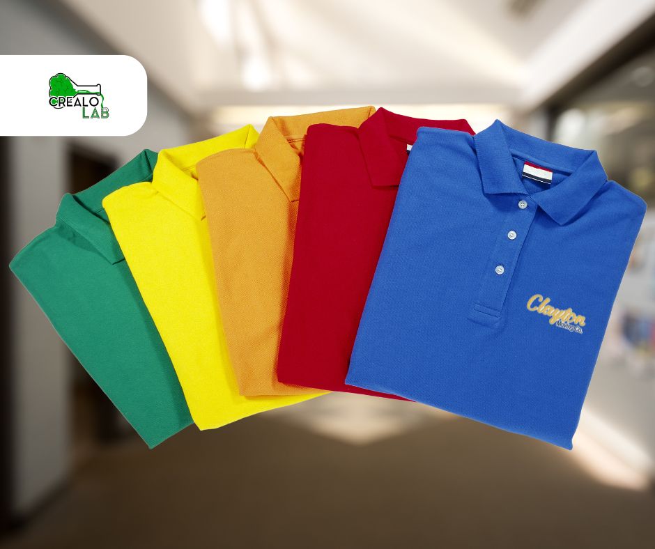 Camisas polos con logo bordado para negocios latinos en Estados Unidos