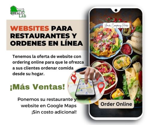 Sitios web para restaurantes latinos y mexicanos en Estados Unidos