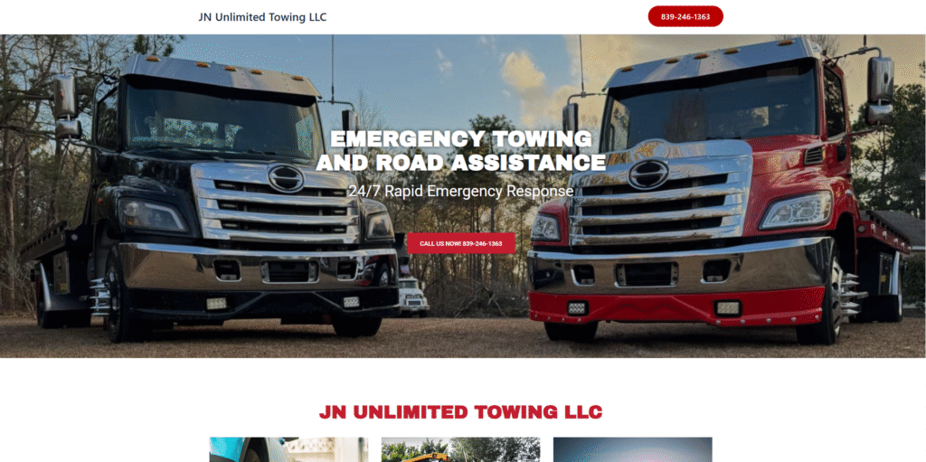 jn unlimited towing south carolina